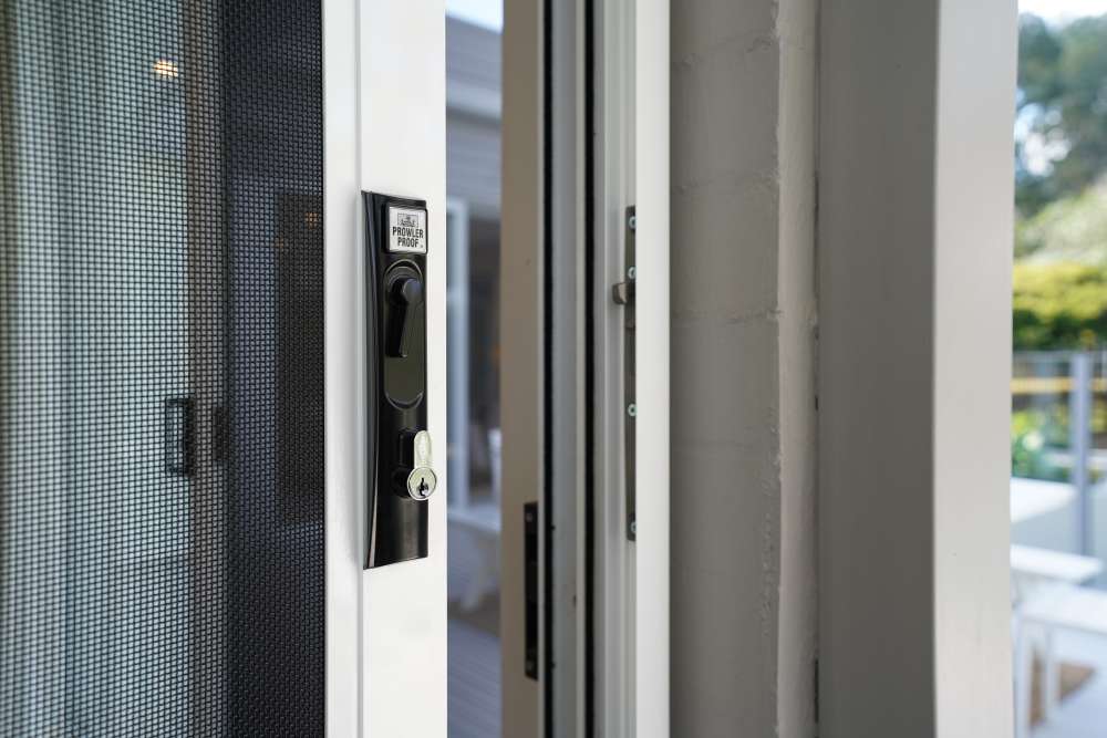 Prowler Proof ForceField sliding door with P+ strikes