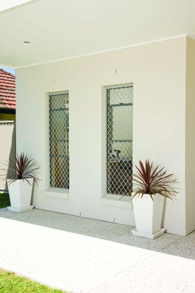 Prowler Proof Welded Diamond grille security window screen